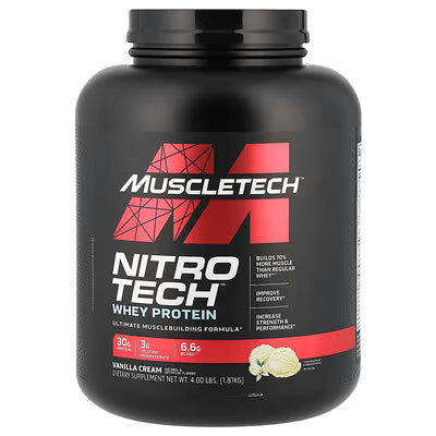 Muscle-Tech Nitro-Tech Whey Protein 4 LB